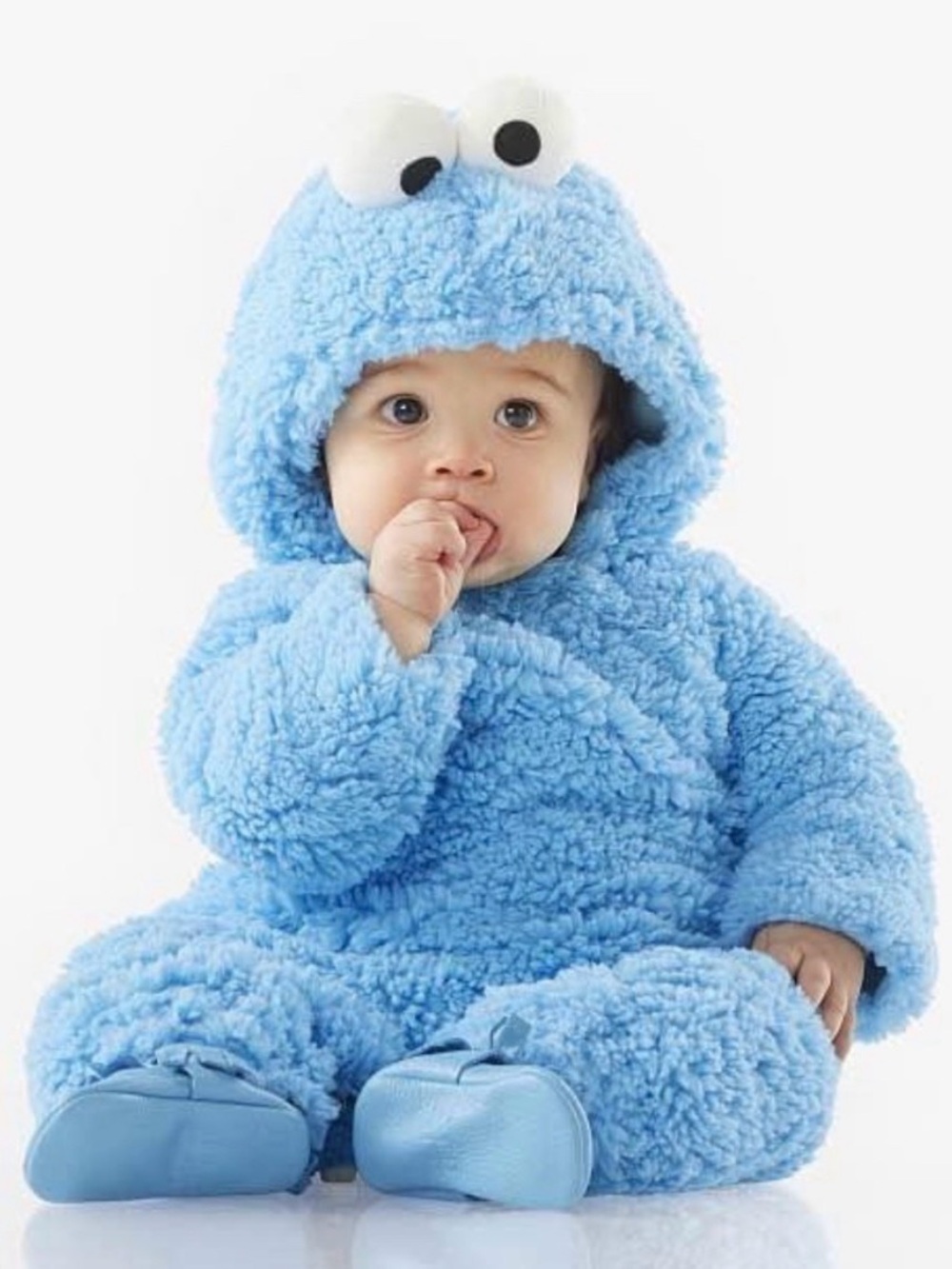 Pottery Barn Kids Blue Fuzzy Cookie Monster Costume